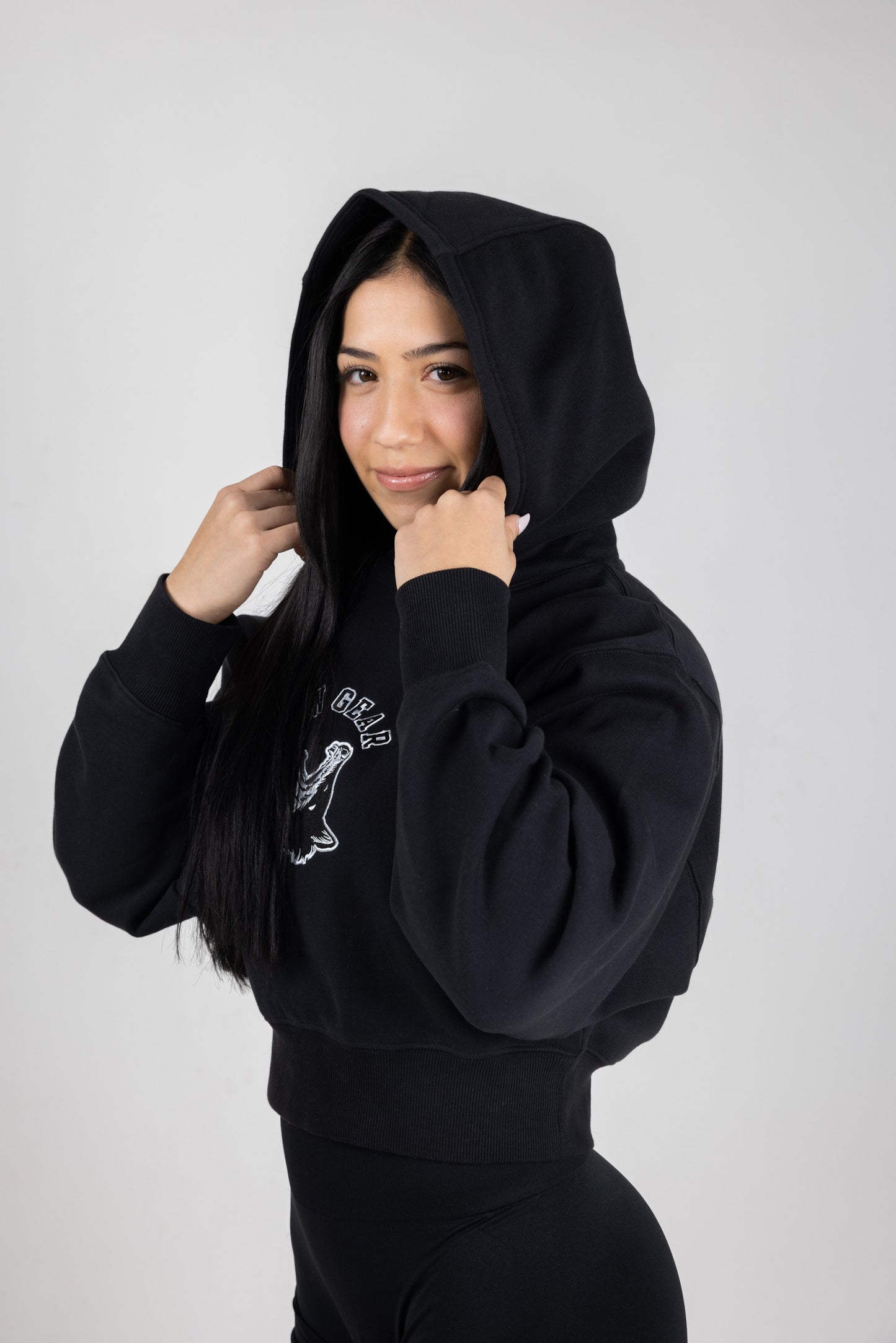 Pack Logo Cropped Hoodie