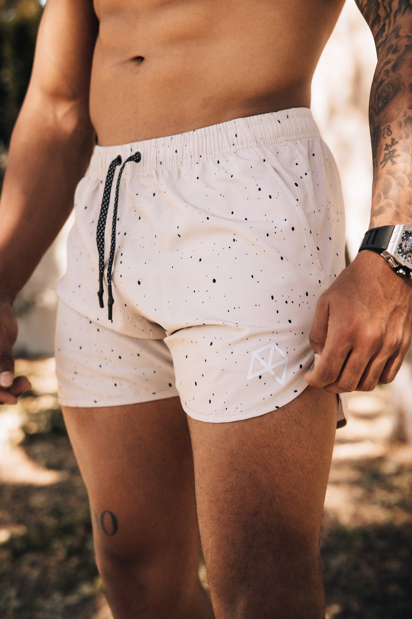 Rawgear dotted print shorts - RG116