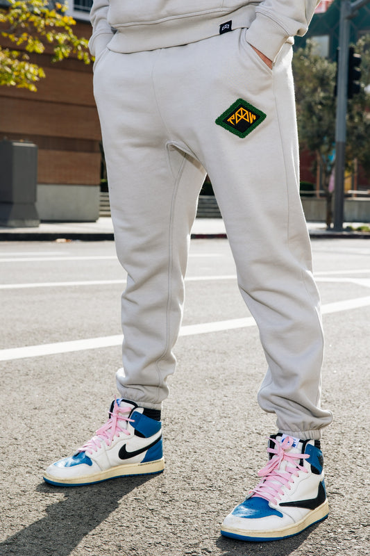 Diamond Chenille Patch Jogger