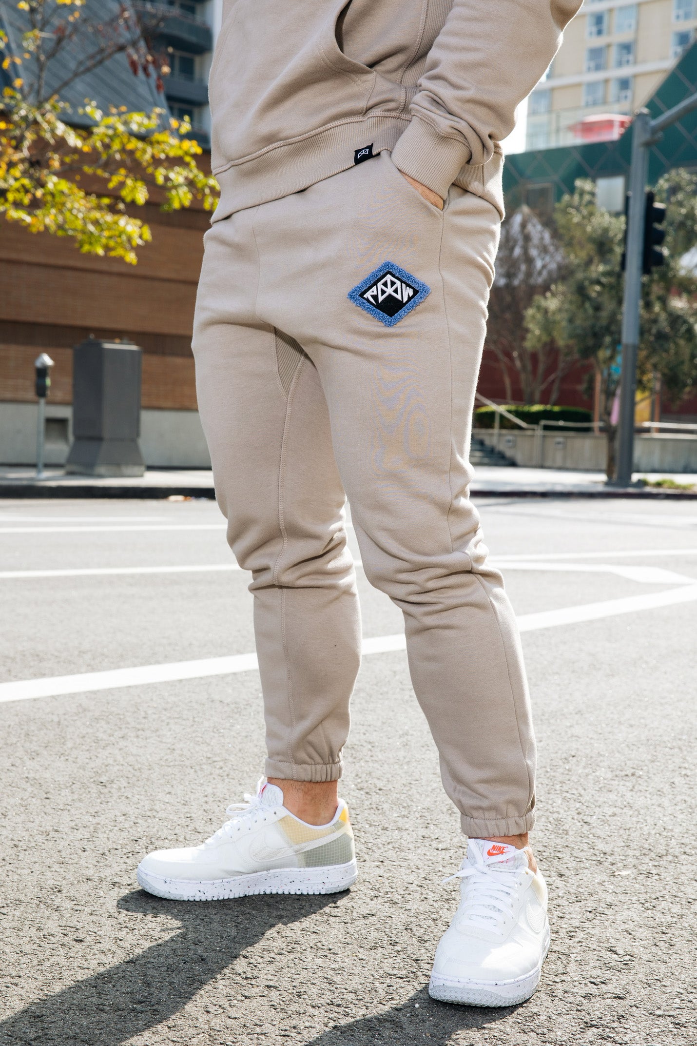 Diamond Chenille Patch Jogger