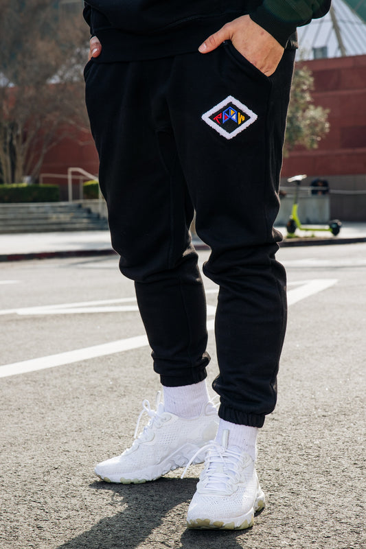 Diamond Chenille Patch Jogger