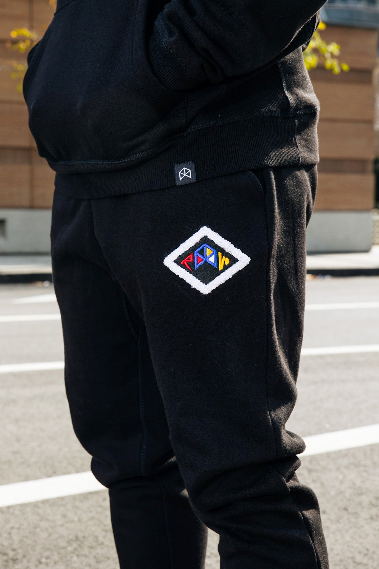 Diamond Chenille Patch Jogger