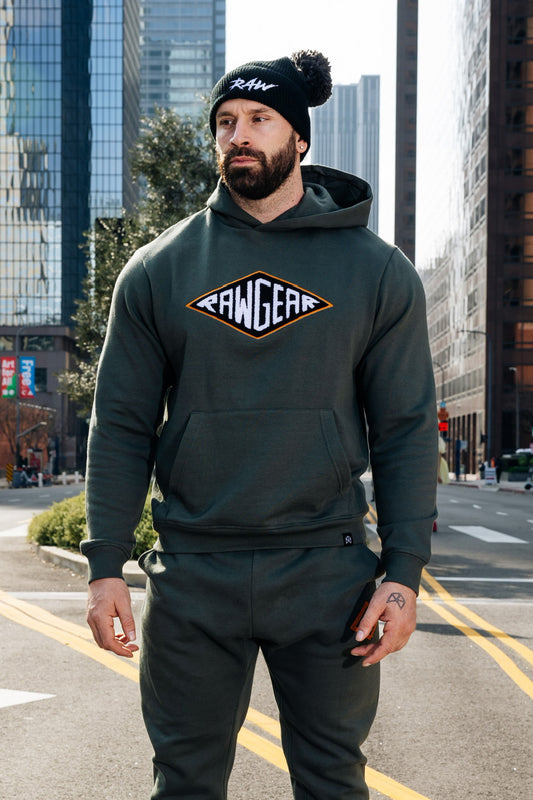 Rawgear Diamond Chenille Patch Hoodie - RG513