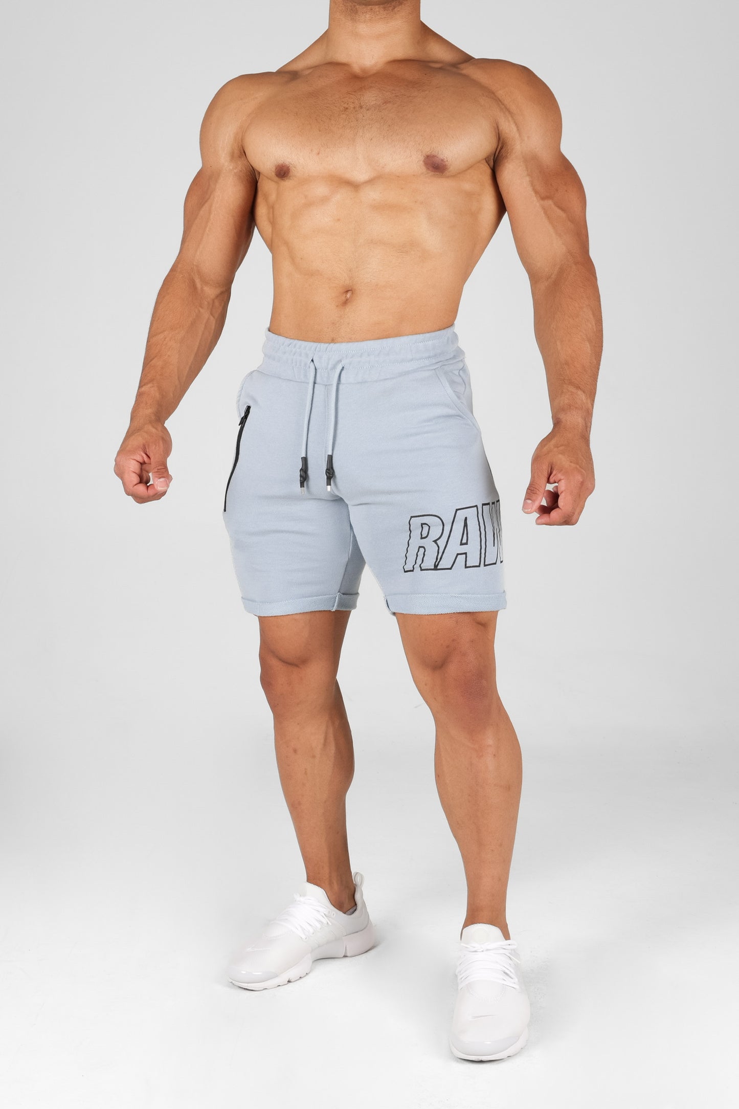 Raw Front Shorts