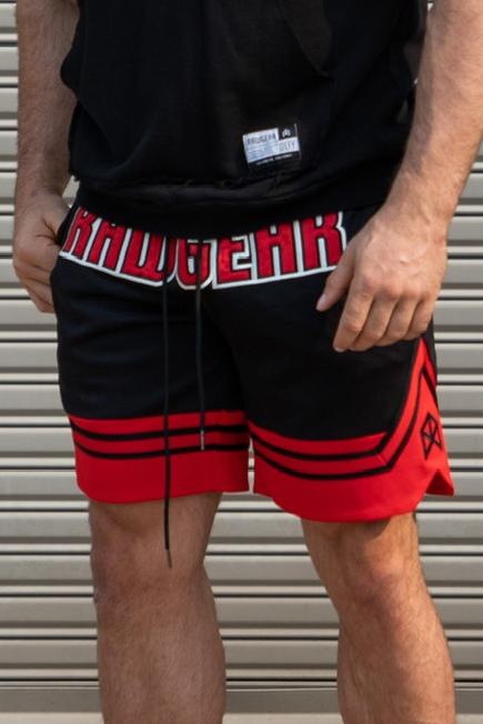 Rawgear Front Embroidery Basketball Shorts