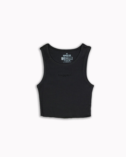 Cropped Rib Tee