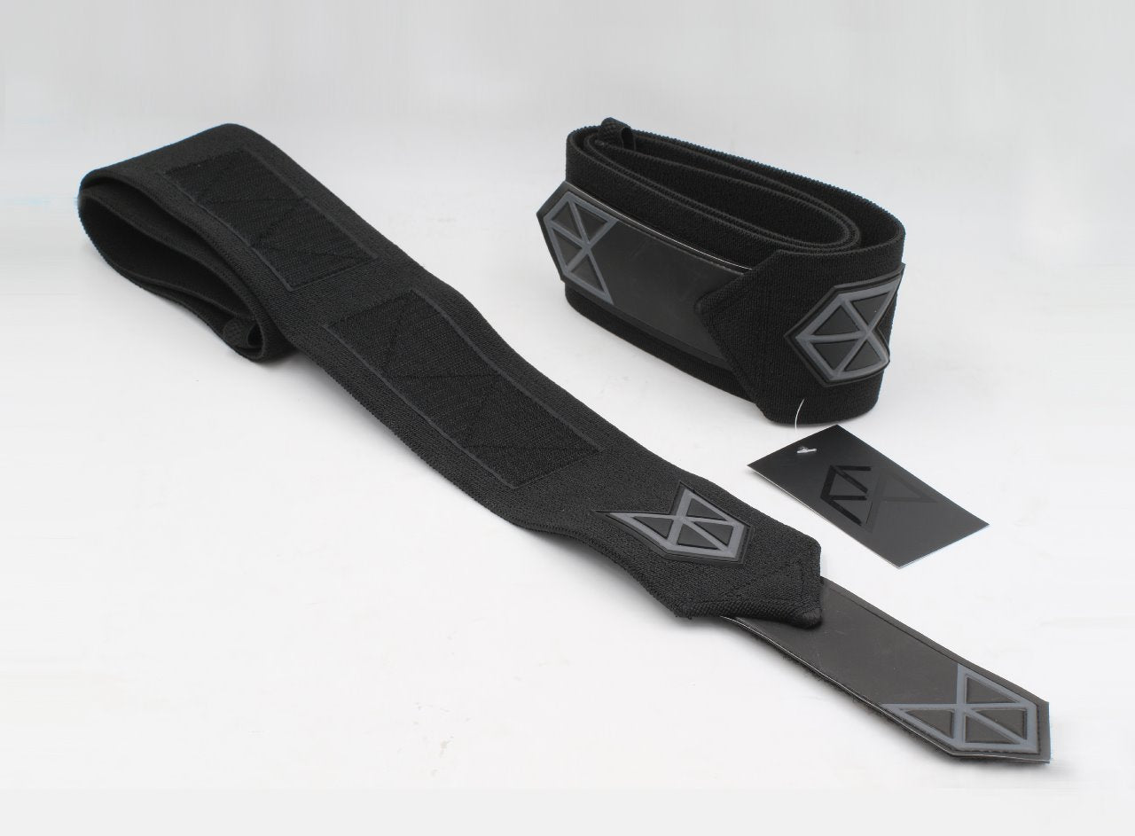 RAWGEAR Premium All Black Series - Heavy Duty Elbow Wraps 36"