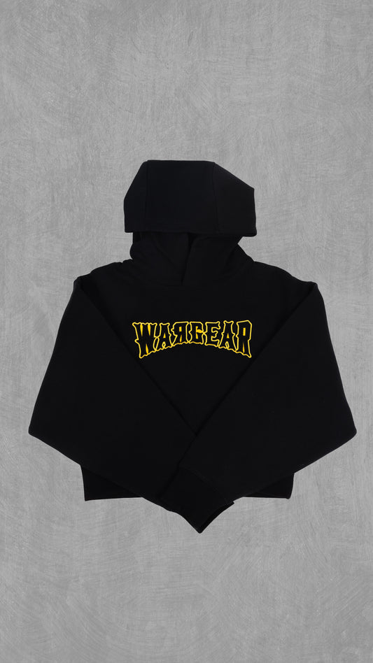 War Cropped Hoodie