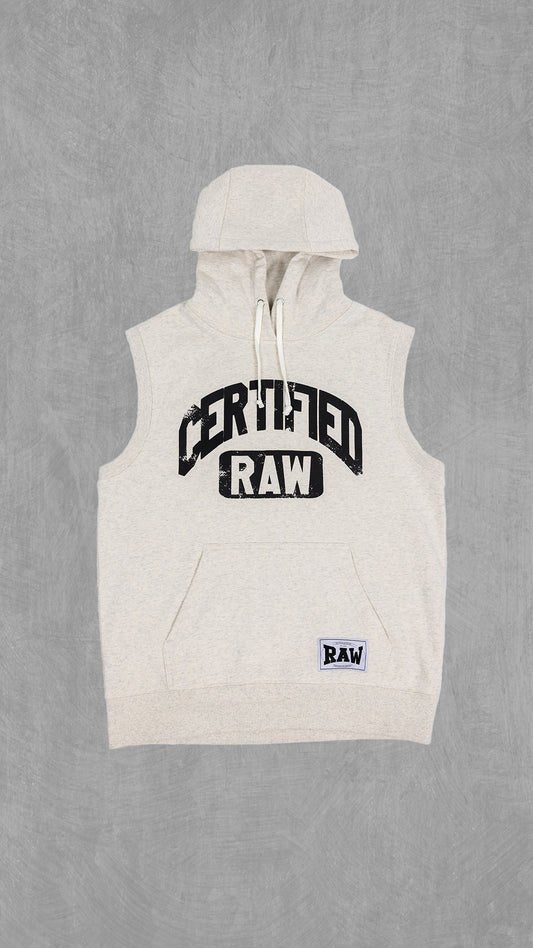 Certified Raw Sleeveless Hoodie