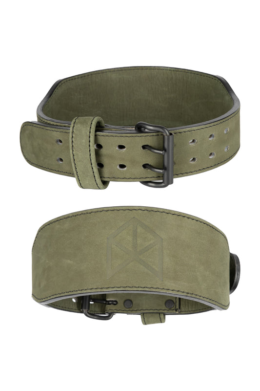 Premium Olive Series - Leather Weightlifting Belt - RG903
