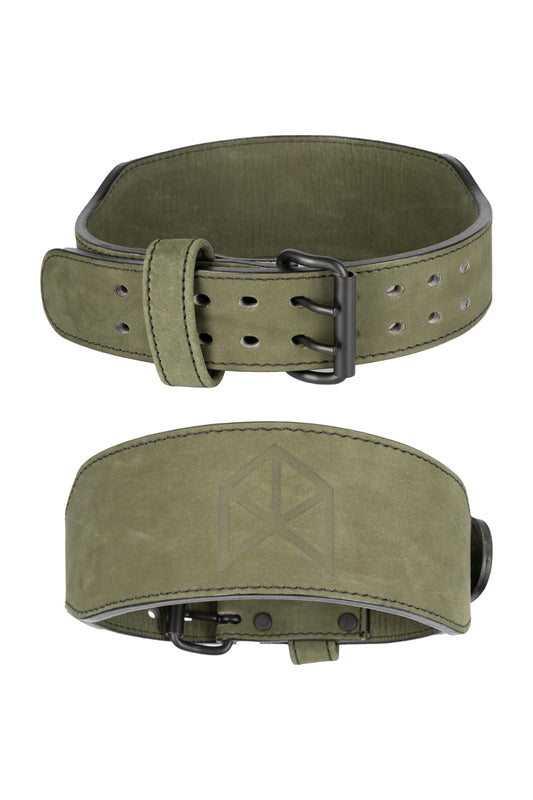 RAWGEAR Premium Olive Series - Leather Weightlifting Belt - RG903